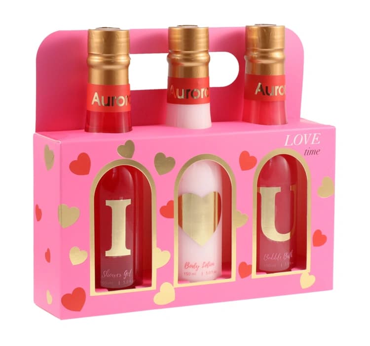 Love time Passion Fruit zestaw prezentowy żel pod prysznic + balsam do ciała + piana do kąpieli