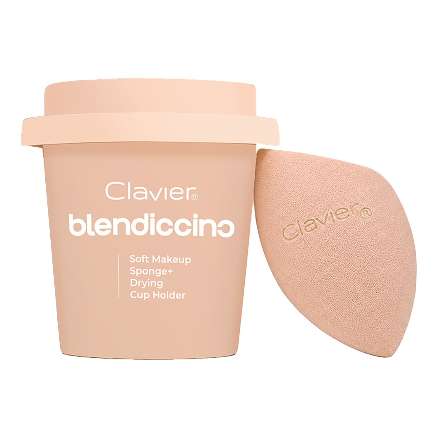 Blendiccino zestaw gąbeczka do makijażu + kubek do przechowywania Caffe Latte