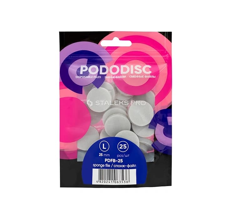 Pro Pododisc wymienne polerki na gąbce do dysku do pedicure L/25 mm