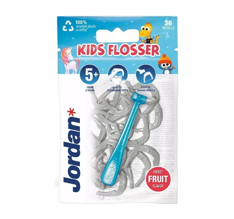Kids Flosser nici dentystyczne na rączce dla dzieci
