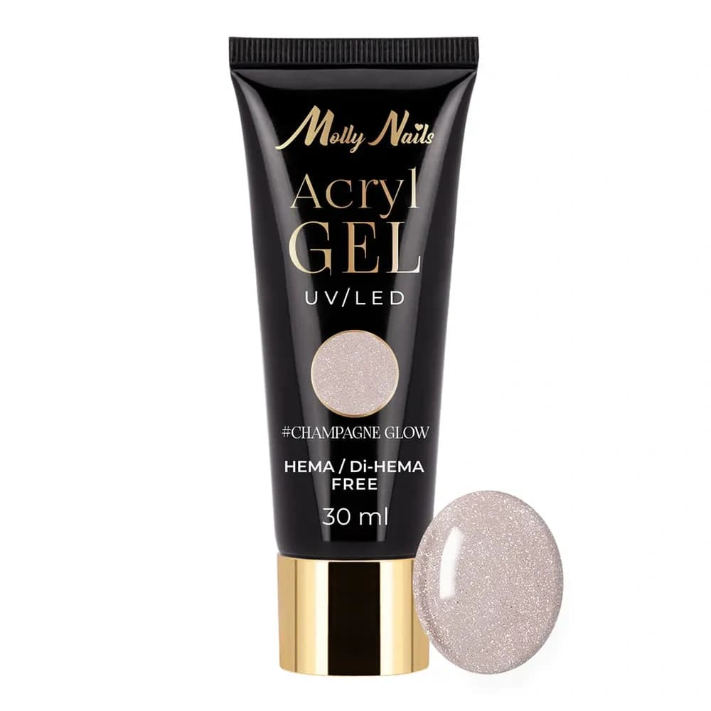 Molly Nails Acryl Gel akrylożel budujący do przedłużania paznokci Champagne Glow