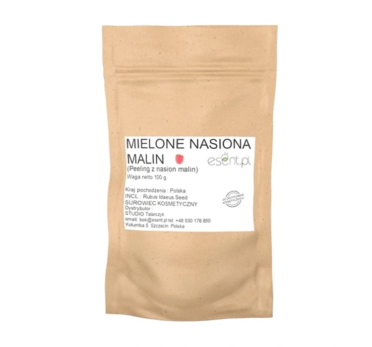mielone nasiona malin baza do peelingu