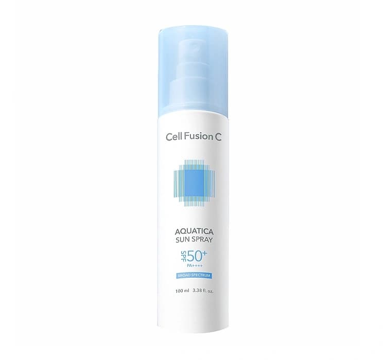 Aquatica nawilżająca mgiełka do twarzy SPF50+ PA++++