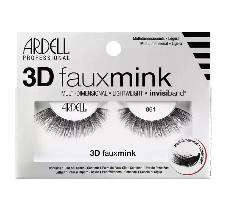 3D Faux Mink sztuczne rzęsy na pasku 861