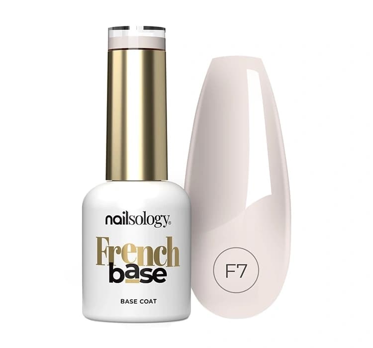 Nailsology French Base kolorowa baza hybrydowa F07 Yogo Shake