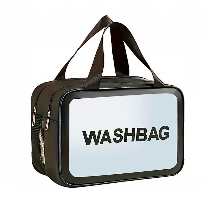 Washbag 99618 — dwukomorowa kosmetyczka czarna