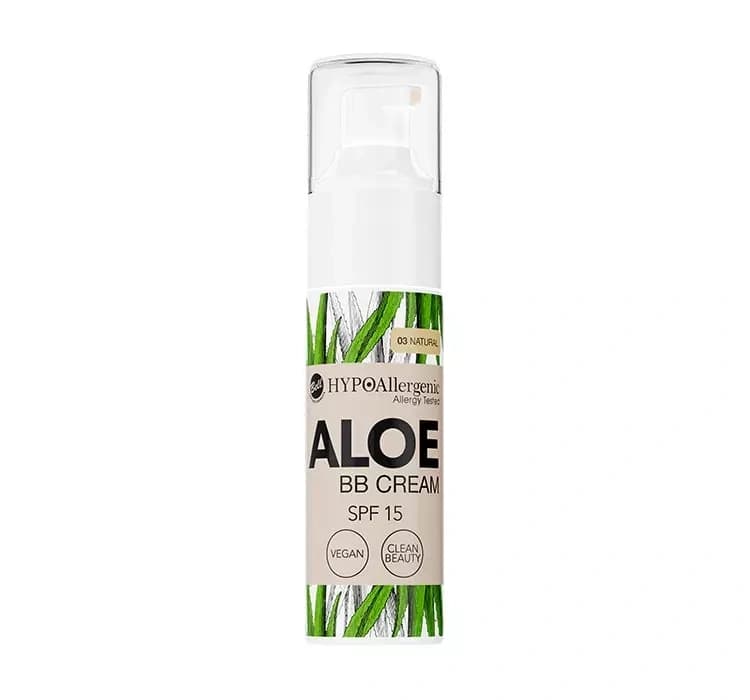 Hypoallergenic Aloe BB Cream wegański krem koloryzujący do twarzy SPF15 03 Honey