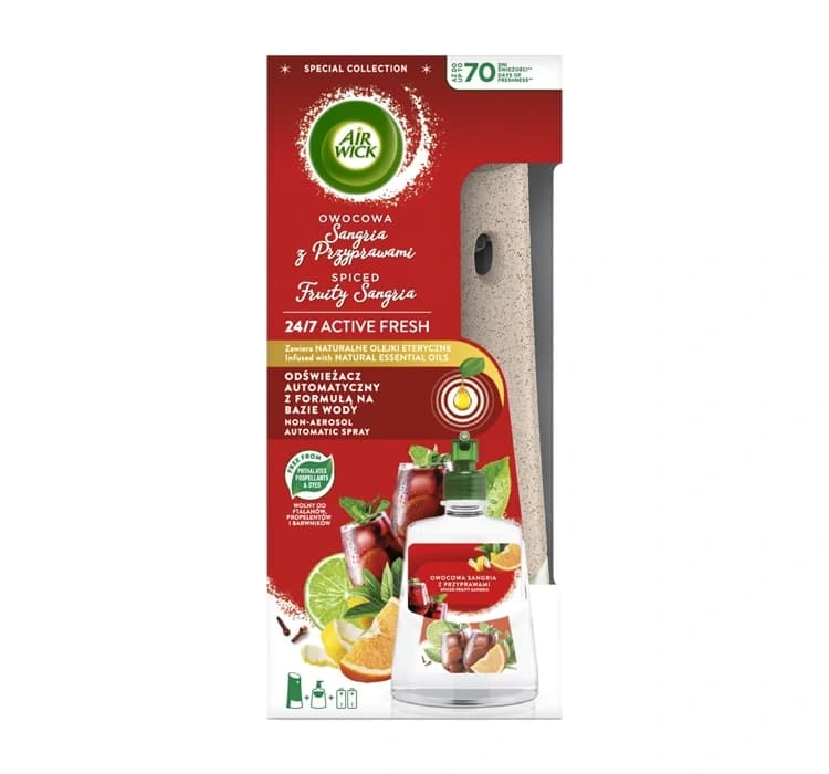 24/7 Active Fresh zestaw automatyczny odświeżacz powietrza + wkład Owocowa Sangria