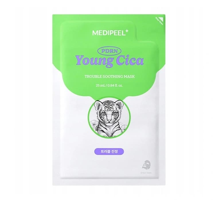 MEDIPEEL Young Cica PDRN Trouble Soothing Mask nawilżająca maska w płachcie