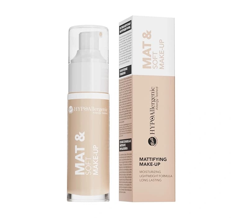 Hypoallergenic Mat Soft Make Up fluid matujący 01 Light Beige