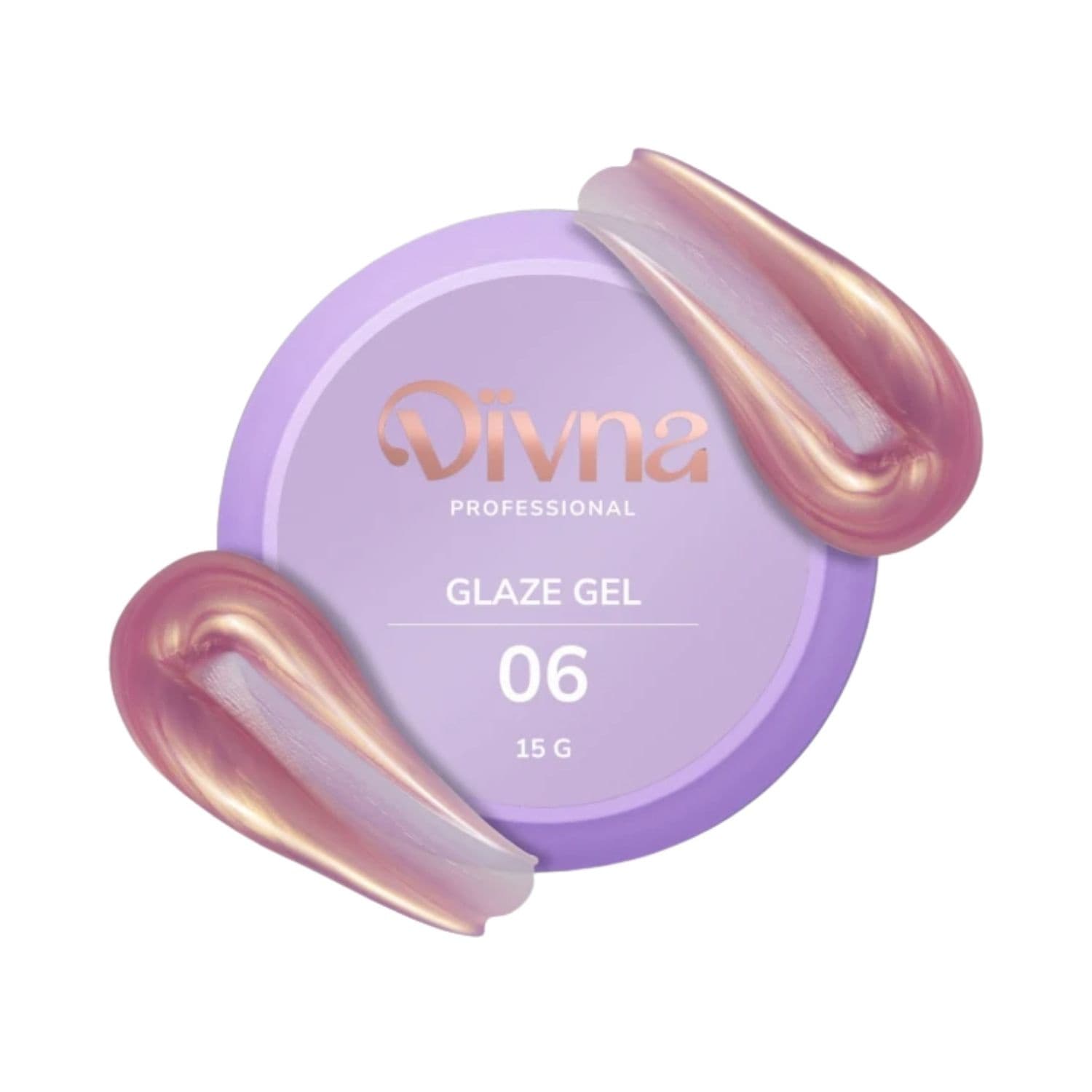 Glaze Gel twardy samopoziomujący żel budujący do paznokci 06