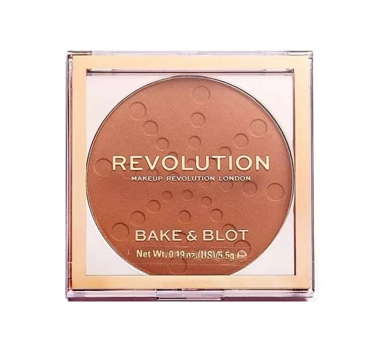 Makeup Revolution Bake & Blot puder matujący Orange