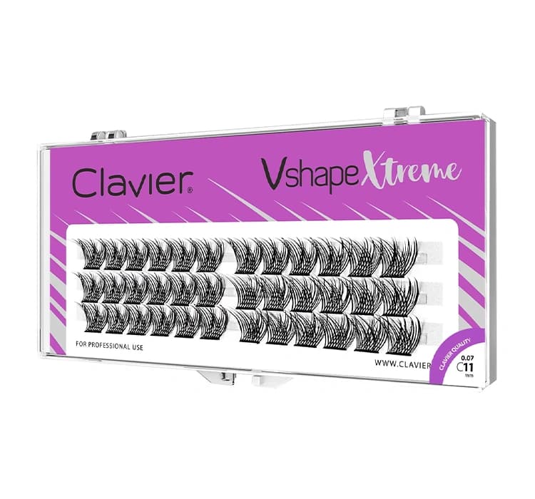 Vshape Xtreme kępki rzęs skręt C 11 mm