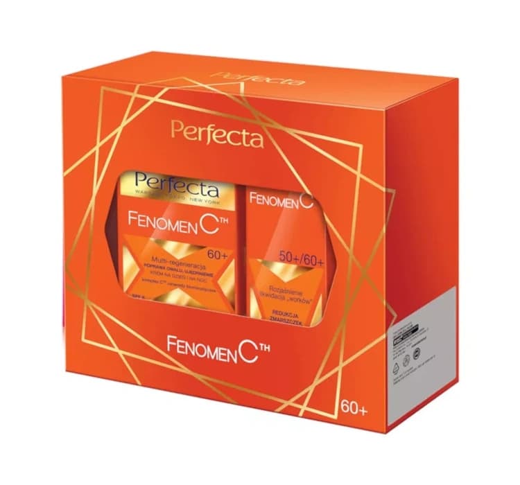 FENOMEN C 60+ ZESTAW PREZENTOWY DO PIELĘGNACJI TWARZY KREM DO TWARZY + KREM POD OCZY