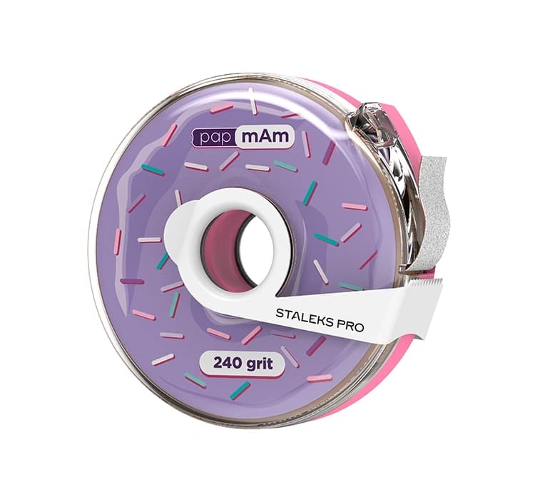 Pro taśma ścierna biała papmAm Expert 240 grit w plastikowym pudełku rolce 7