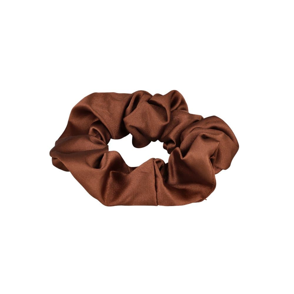 gumka do włosów scrunchie FA-5689 Brązowa
