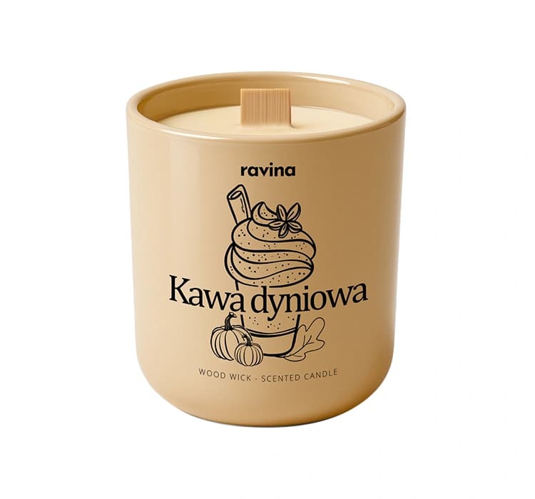 sojowa świeca zapachowa Kawa Dyniowa