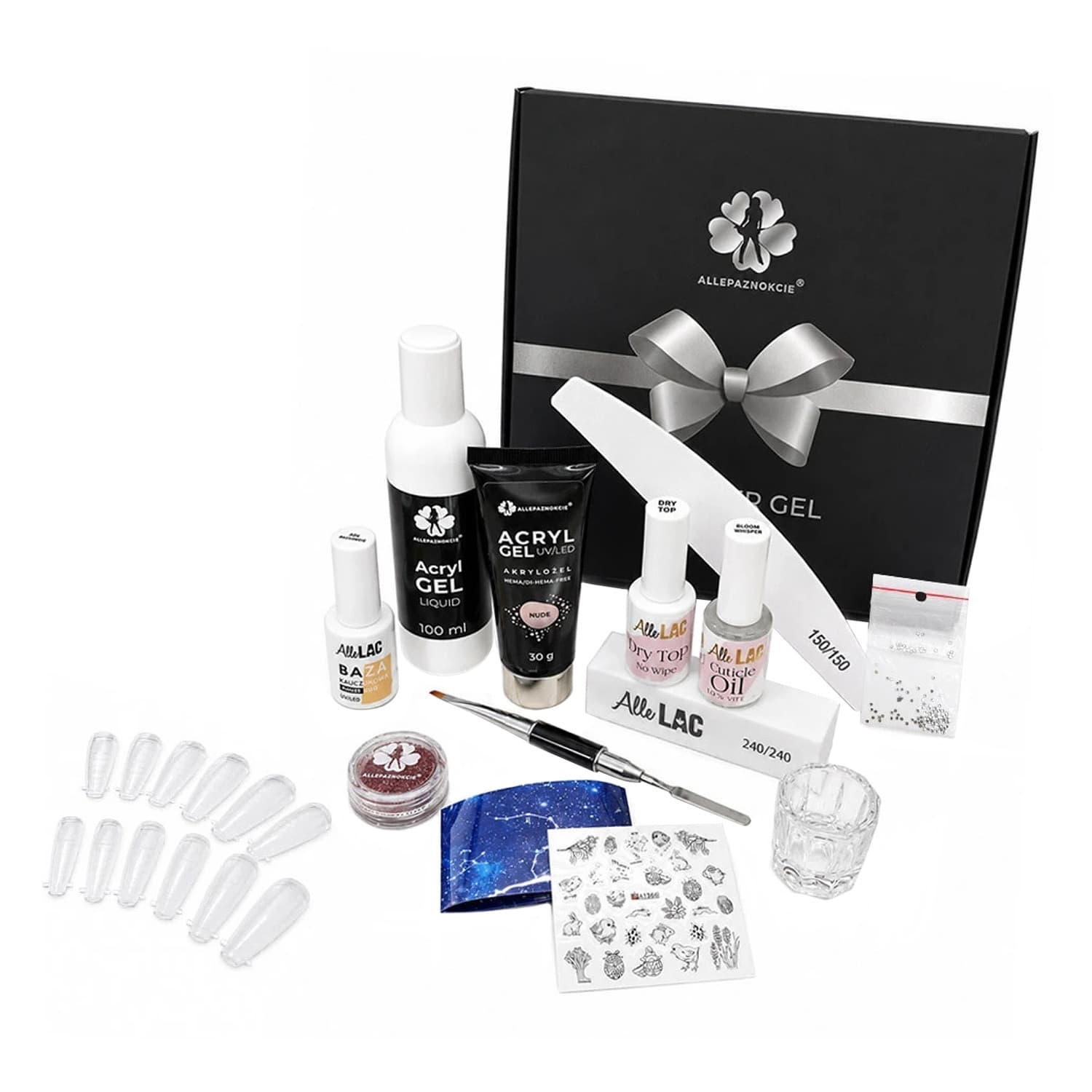 Powder Gel Box zestaw do wykonywania stylizacji metodą akrylożelową