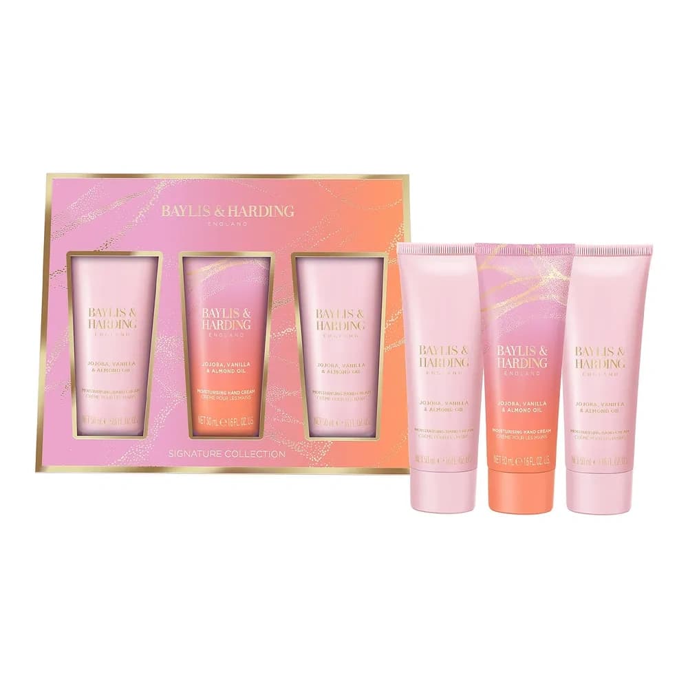 Jojoba, Vanilla & Almond Oil zestaw prezentowy krem do rąk