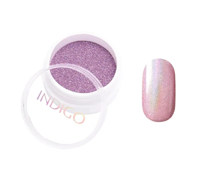 Efekt Holo pyłek na paznokcie Fuchsia