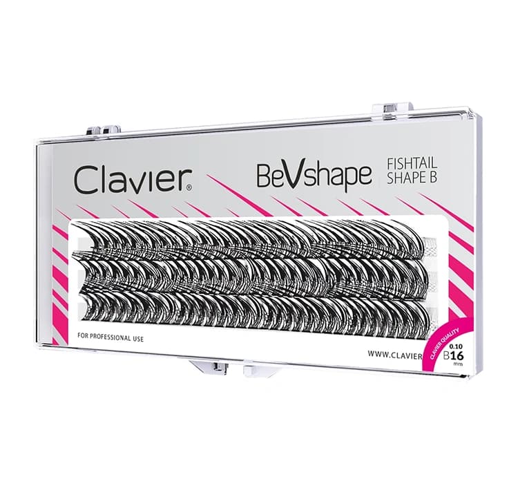 Bevshape kępki sztucznych rzęs B 16 mm