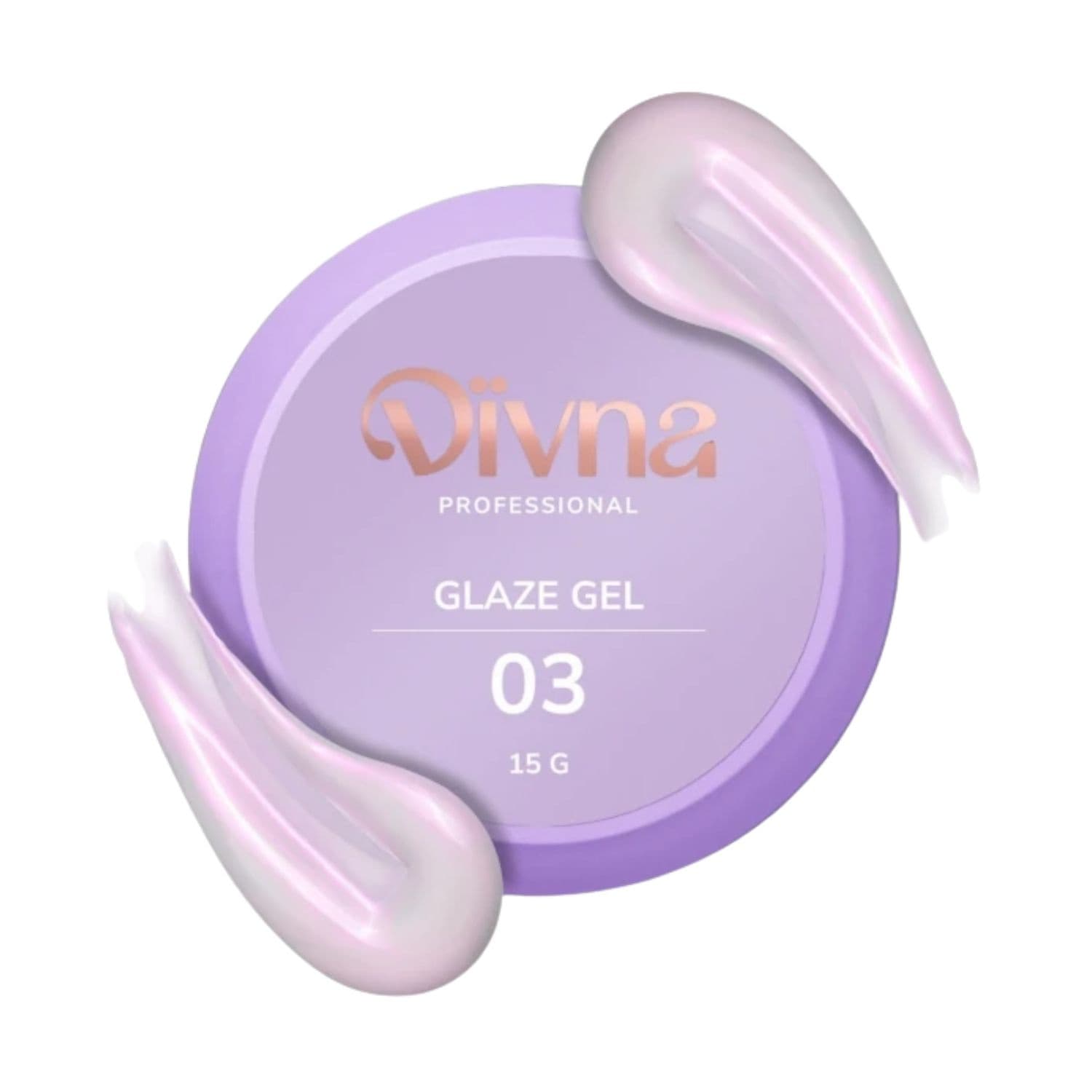 Glaze Gel twardy samopoziomujący żel budujący do paznokci 03