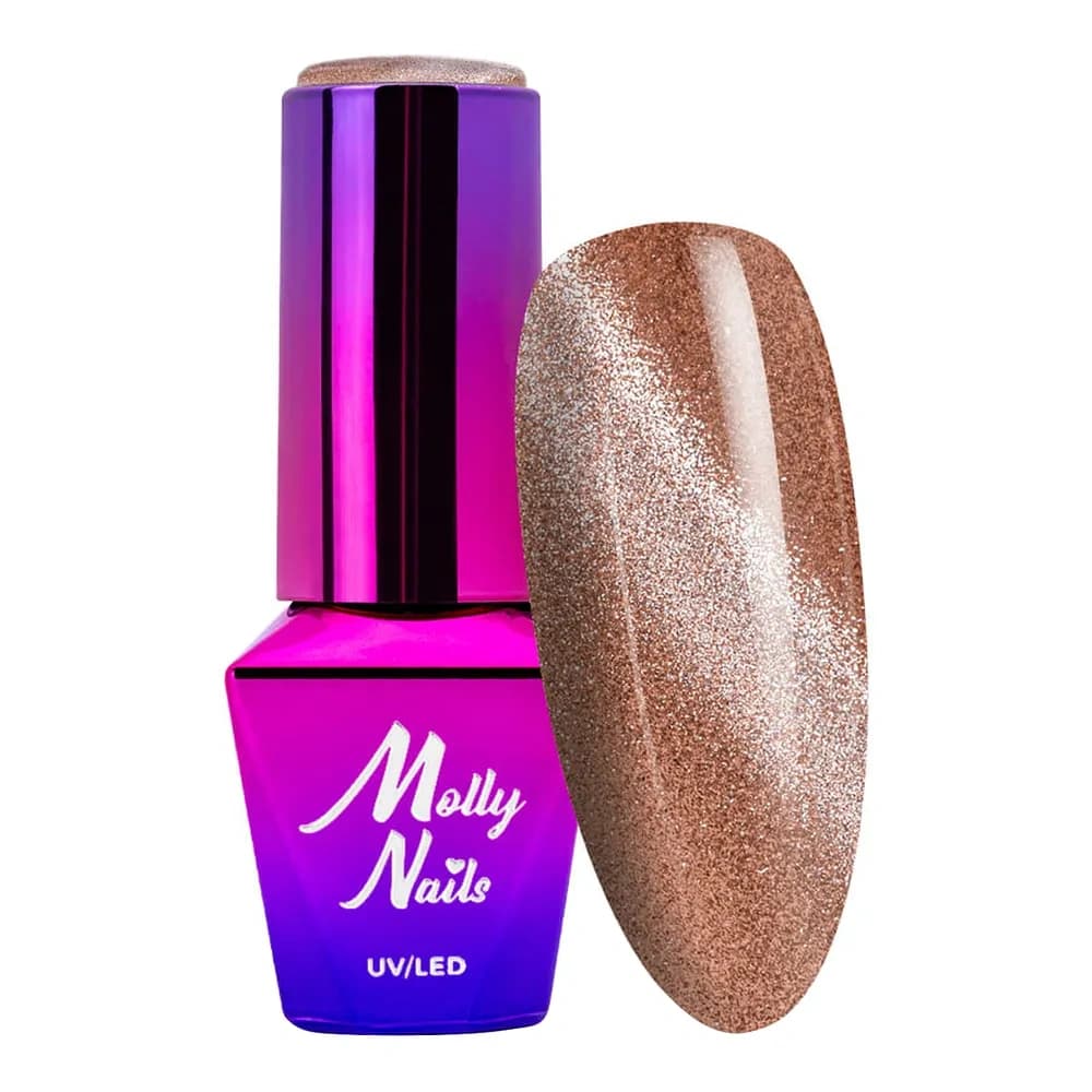 Molly Nails Cat Eye Womanity lakier hybrydowy 445 Wood