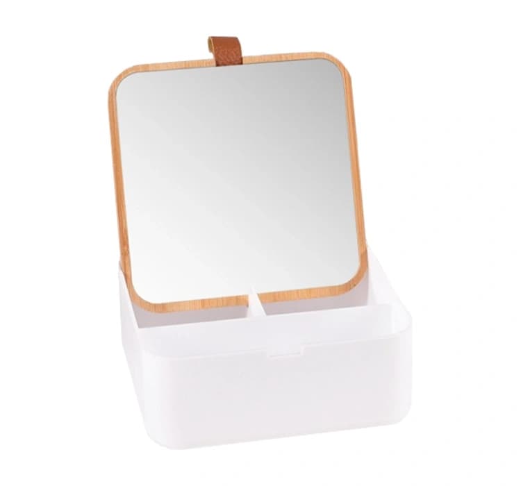 Bamboo bambusowe lusterko z organizerem 85147