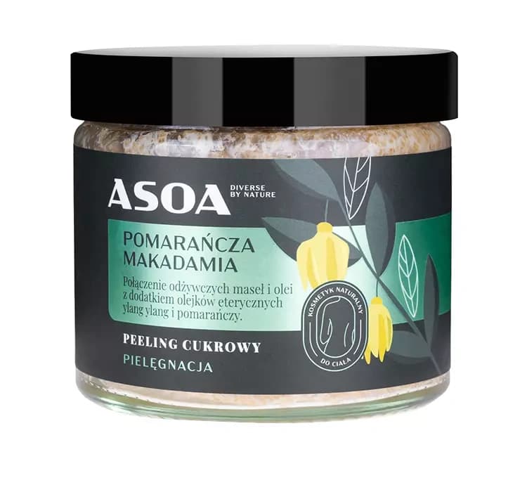 cukrowy peeling do ciała Pomarańcza Makadamia