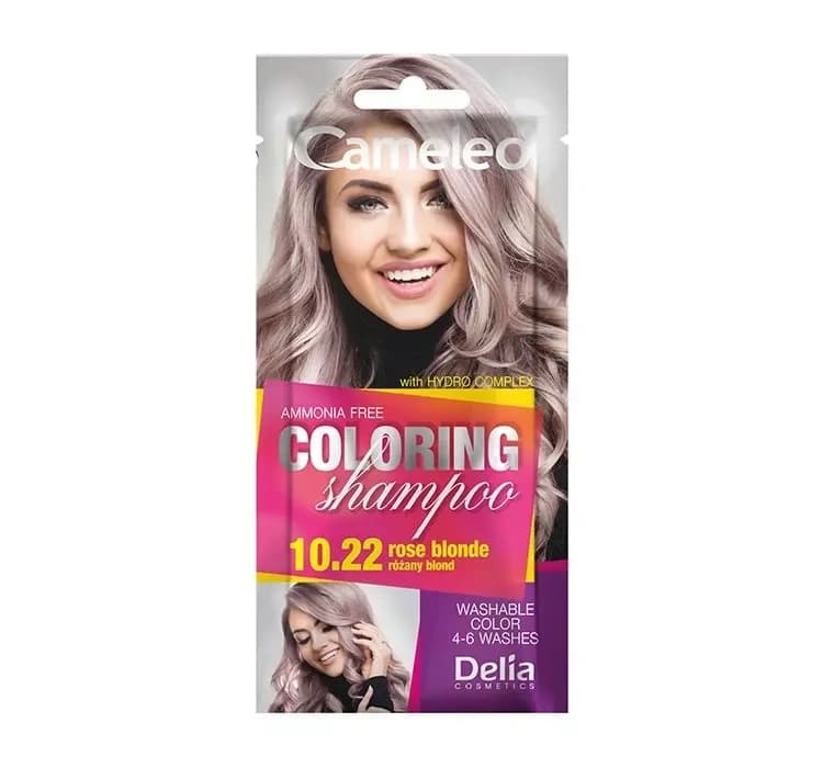Delia Cosmetics Cameleo szampon koloryzujący 10.22 Rose Blonde