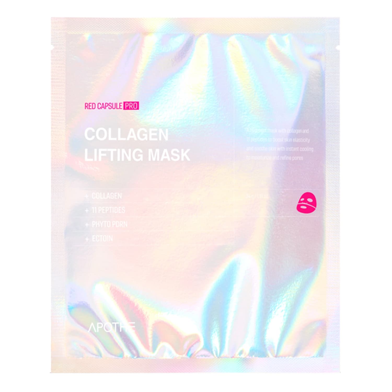 Red Capsule Pro-Collagen Lifting Mask hydrożelowa maska do twarzy z kolagenem