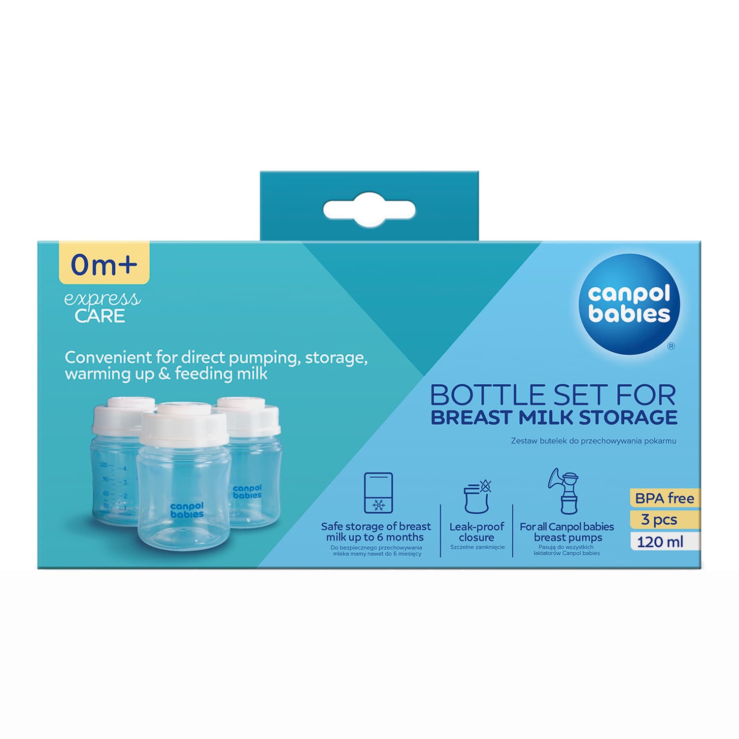 Bottle Set for Breast Milk Storage zestaw butelek do przechowywania pokarmu