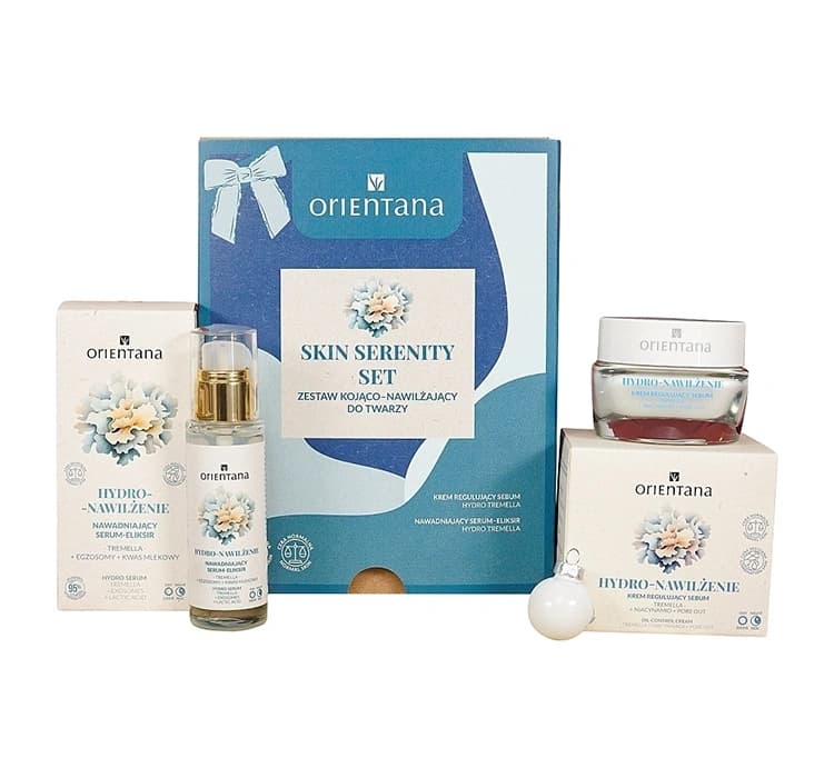 Skin Serenity Set zestaw kojąco-nawilżający do twarzy krem + serum-eliksir