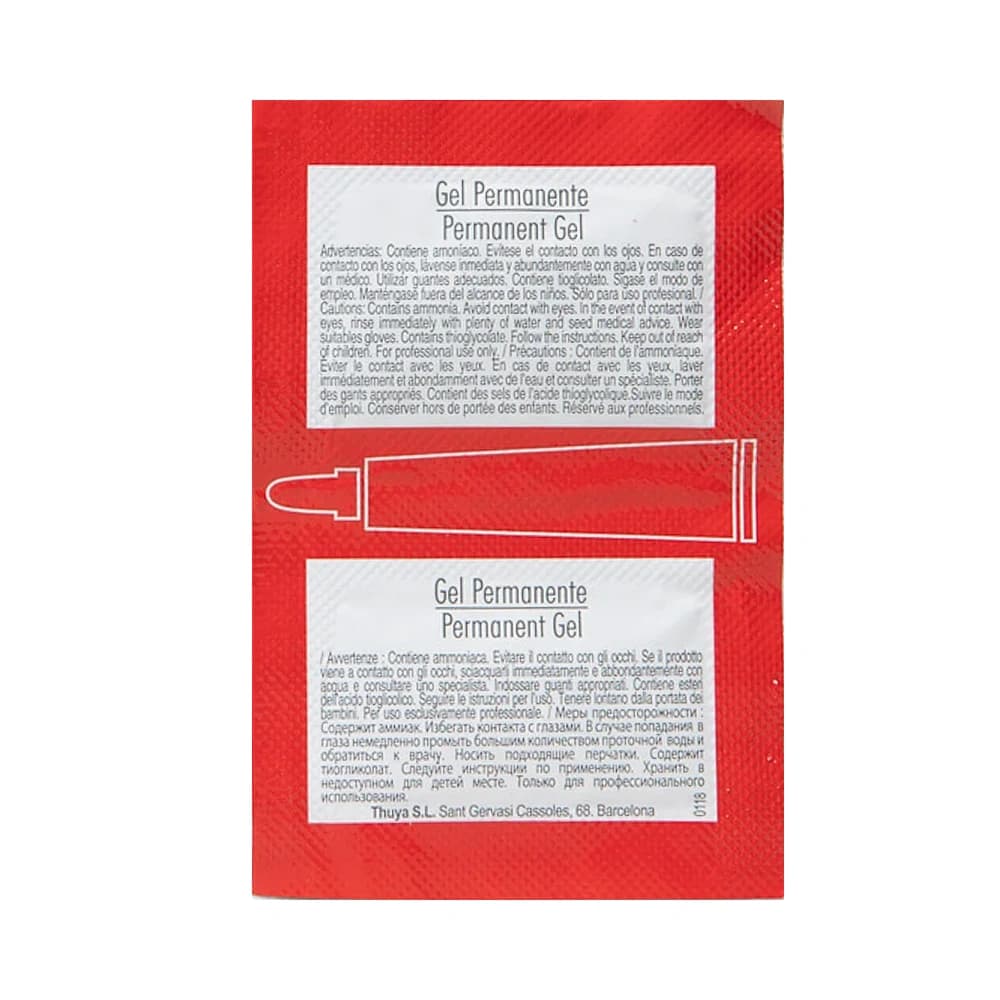 Permanent Gel żel permanentny w saszetkach do laminacji brwi i rzęs