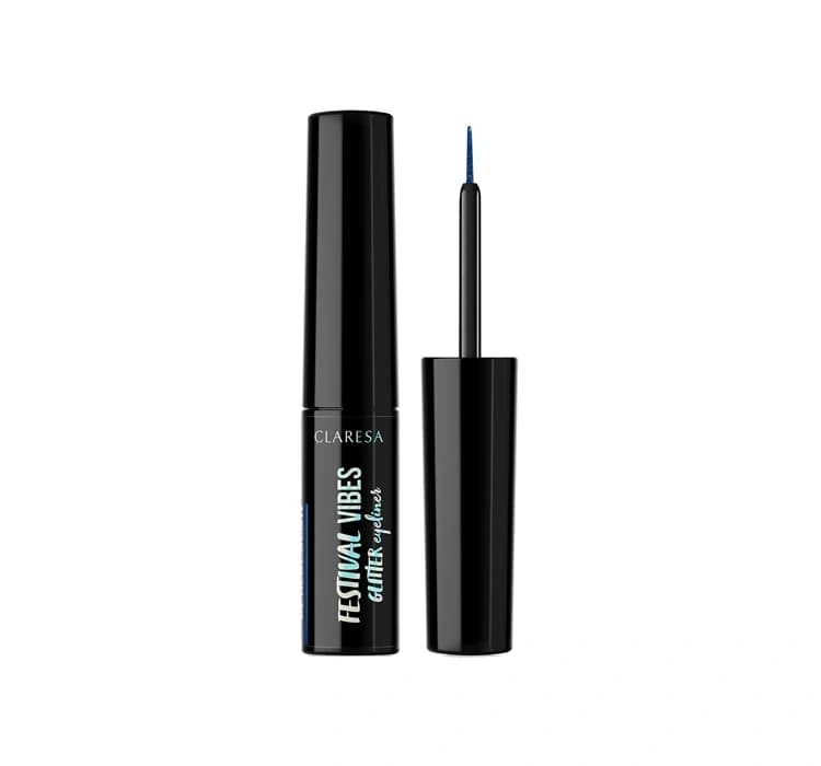 Festival Vibes brokatowy eyeliner 02 Blueglow