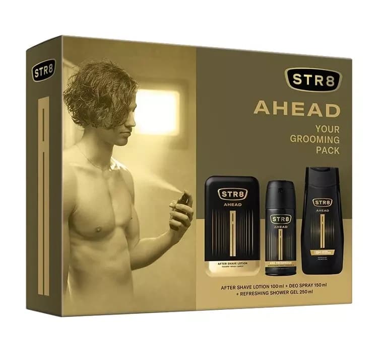 Ahead woda po goleniu + dezodorant spray + żel pod prysznic