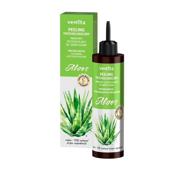 Peeling trychologiczny do skóry głowy KWASY AHA, ALOES
