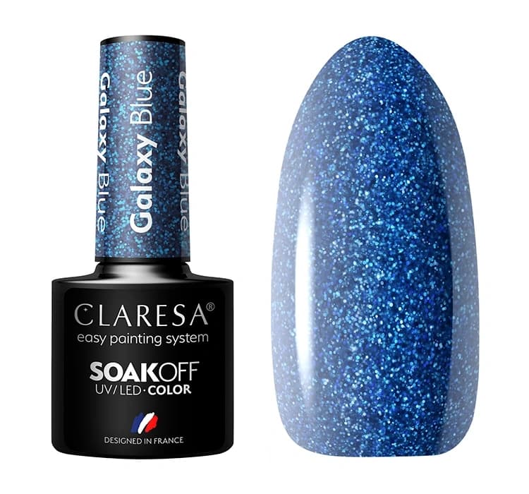 hybrydowy lakier do paznokci Galaxy Blue