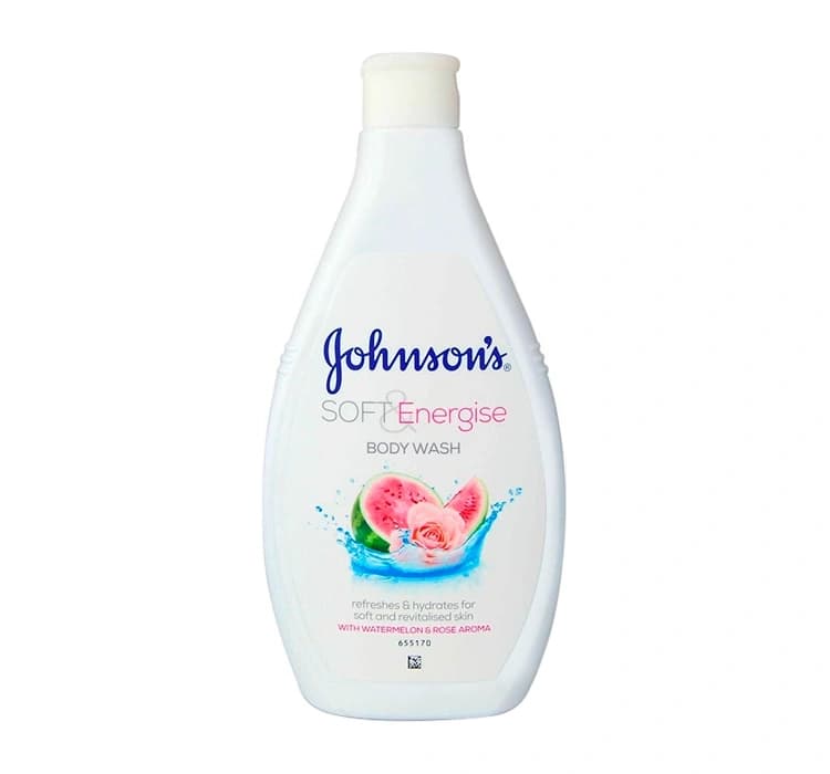 Johnson's Soft & Energise żel pod prysznic Arbuz Róża