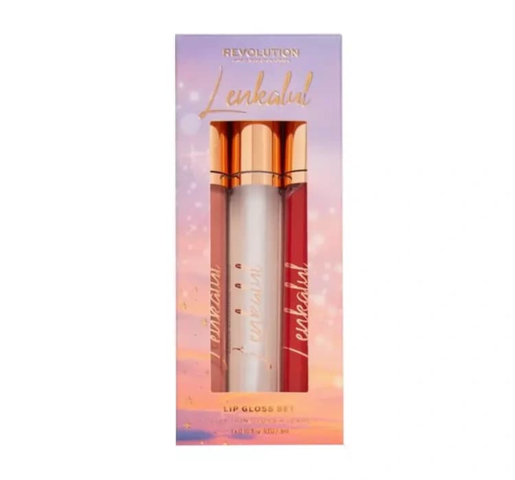 Makeup Revolution x Lenkalul Lip Gloss Set błyszczyk