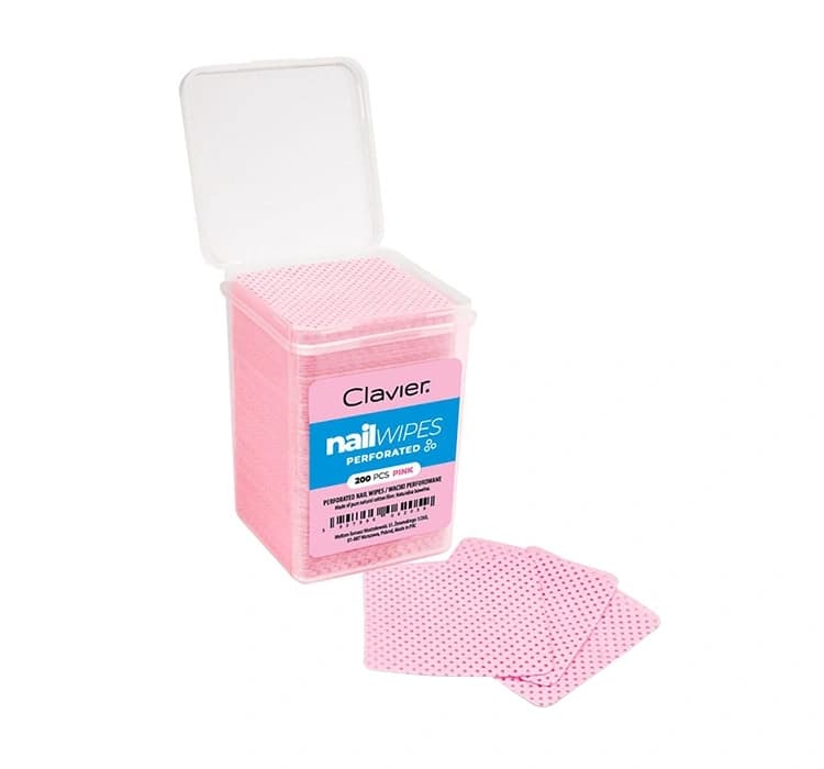 perforowane waciki bezpyłowe do manicure