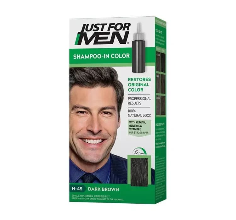 odsiwiacz dla mężczyzn do włosów H-45 Dark Brown Black