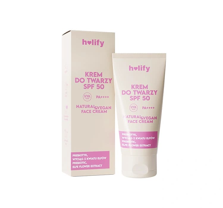 prebiotyczny krem do twarzy SPF50 PA++++