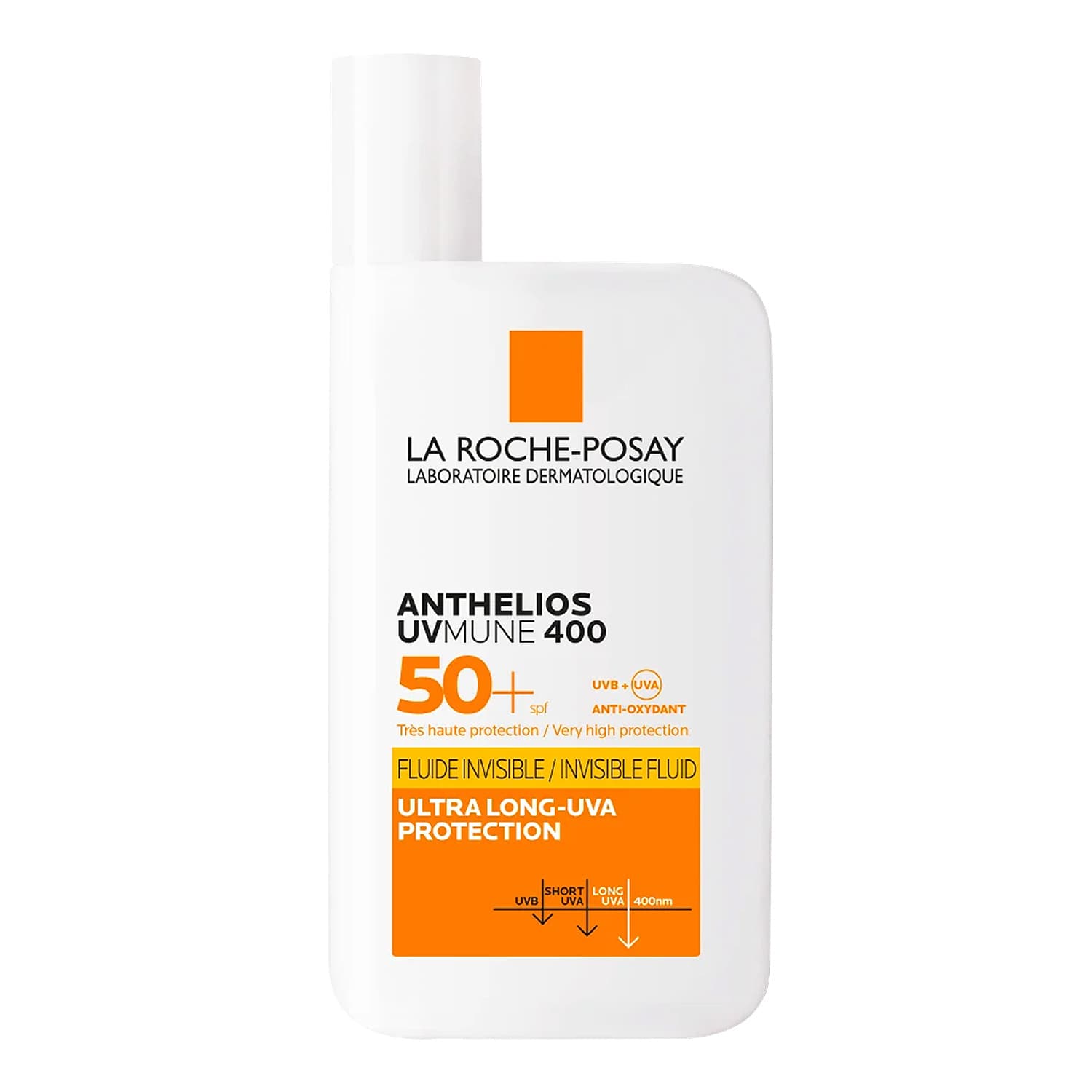 Anthelios UVMune 400 niewidoczny fluid do twarzy na przebarwienia z bardzo wysoką ochroną SPF50+