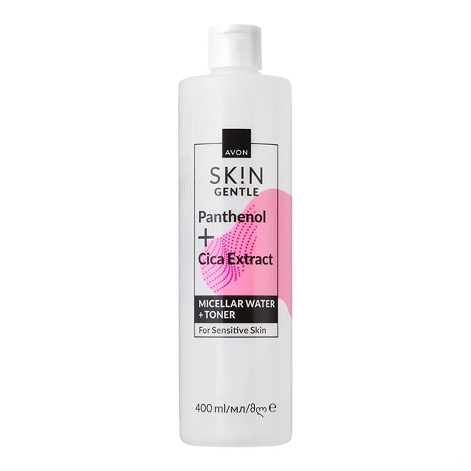 Sk!n Gentle Panthenol + Cica Extract delikatny płyn micelarny + tonik do twarzy 2w1 do skóry wrażliwej