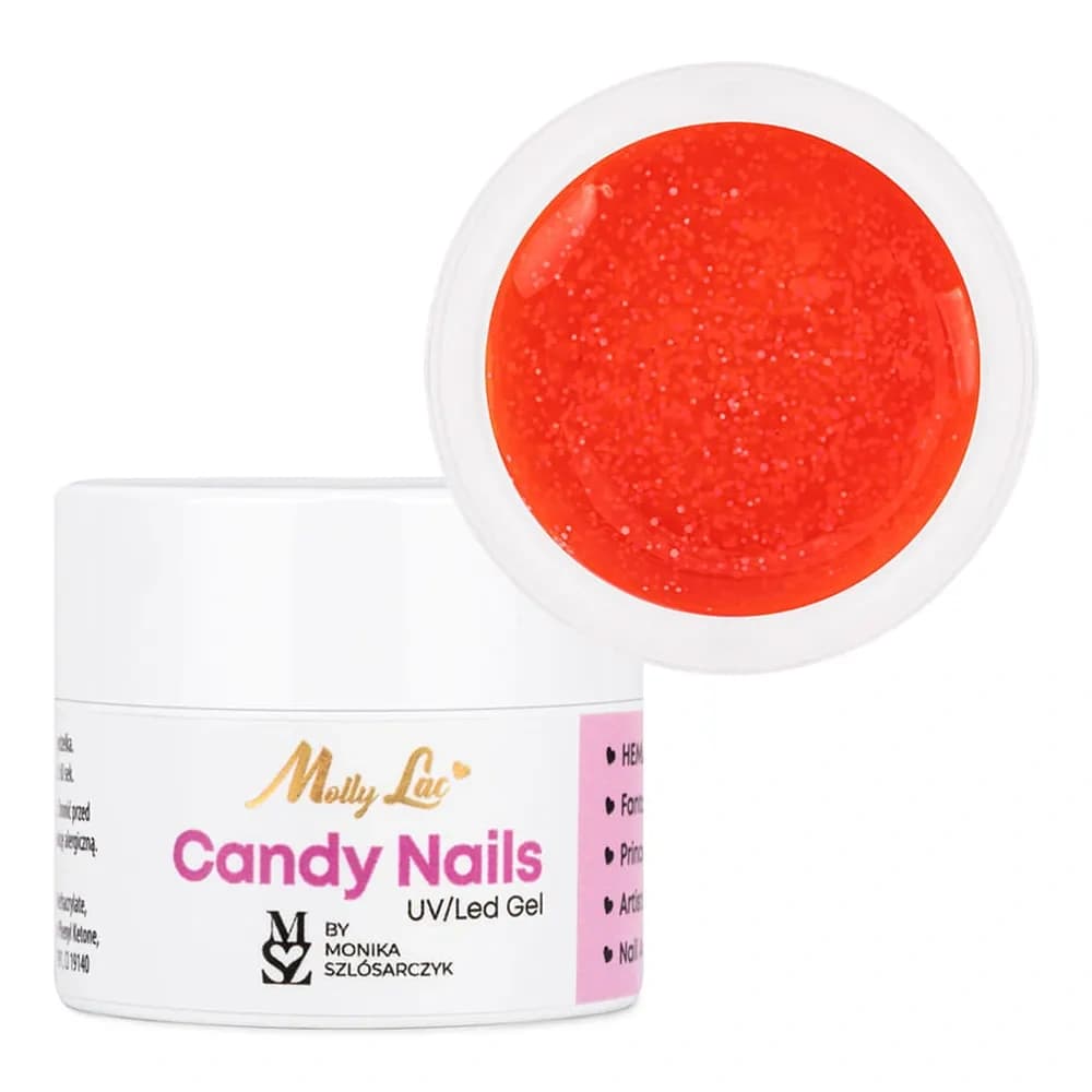 Molly Lac żel do zdobień Candy Nails Candy Orange
