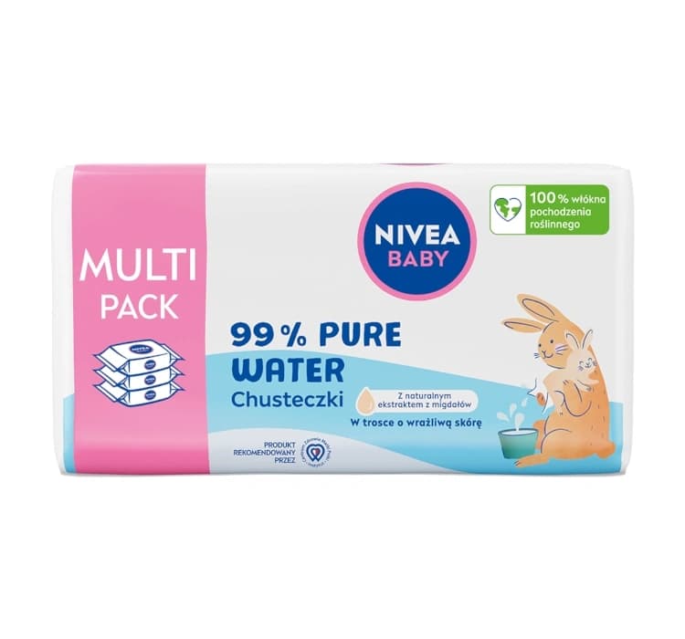 BABY 99% Pure Water Multi Pack chusteczki nawilżane biodegradowalne