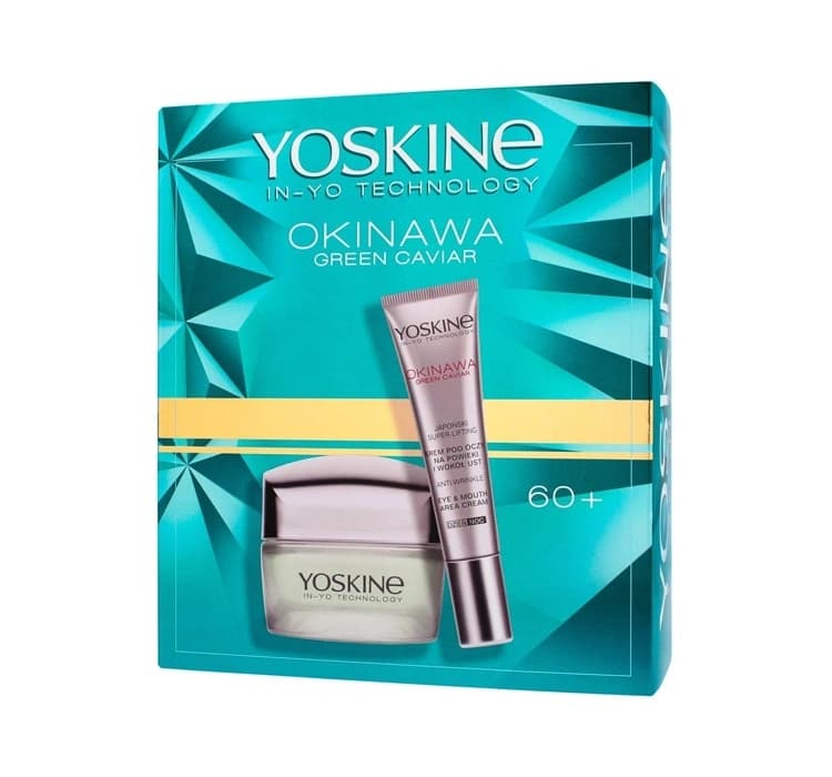 Okinawa Green Caviar zestaw do pielęgnacji twarzy 60+ krem do twarzy + krem pod oczy