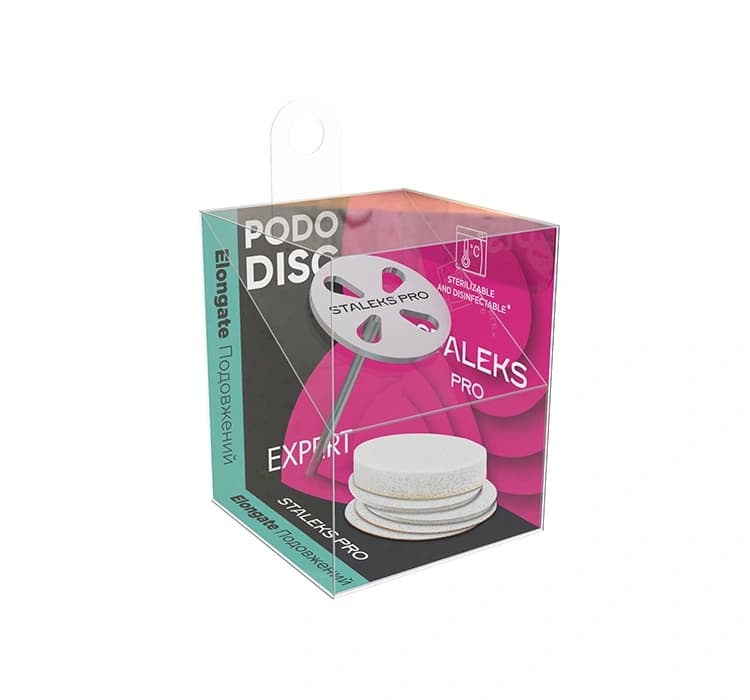 Pro Pododisc wydłużony dysk do pedicure + zestaw wymiennych nakładek M/20 mm 180 grit
