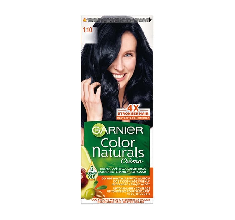 Color Naturals Creme trwała koloryzacja 1.10 Szafir Północy
